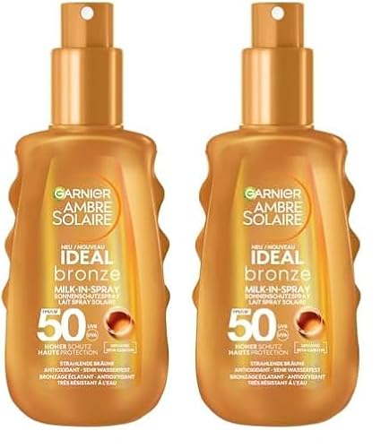 Garnier Uv Sonnenschutzspray F R Eine Strahlende Br