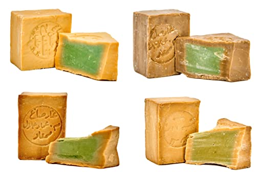 Carenesse Original Aleppo Seifen 4er Paket Selfcare Oliven