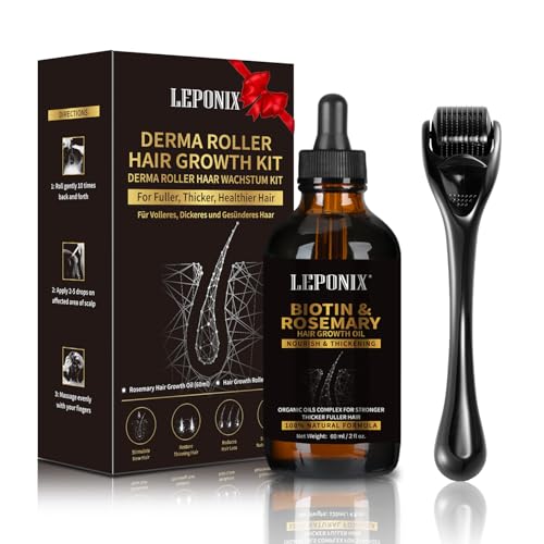Dermaroller Haare Rossmarin L Haare Wachstum Set 0