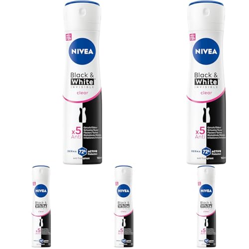 Nivea Black White Invisible Clear Deo Spray Anti