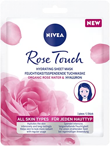 Nivea Rose Touch Feuchtigkeitsspendende Tuchmaske 1 St Gesichtsmaske