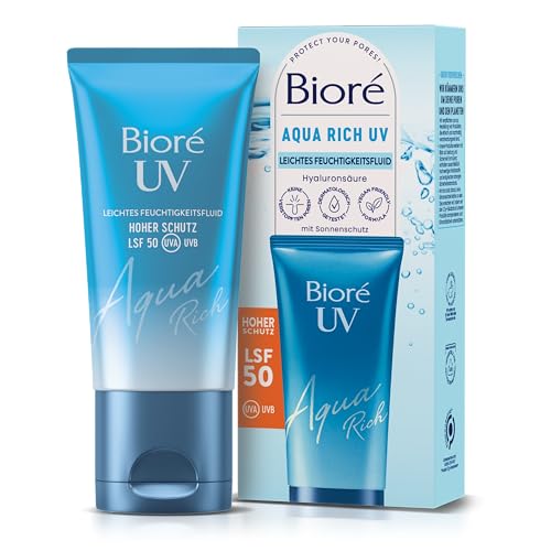 Biore Aqua Rich Uv Leichtes Feuchtigkeitsfluid F R