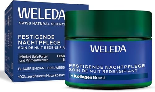 Weleda Bio Festigende Nachtpflege Blauer Enzian Edelwei Naturkosmetik