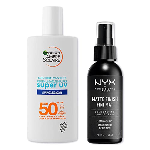 Sommer Beauty Set Sonnenschutz Make Up Fixierung Garnier