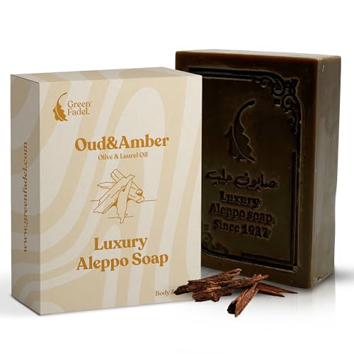 Green Fadel Aleppo Seife Luxury Mit Oudh Amber