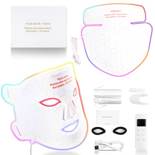 Led Maske Gesicht Lichttherapie Rotlicht Maske Gesicht Hals