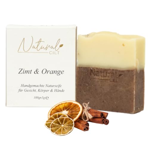 Natural Cilt Zimt Orange Seife 100 Naturseife Ohne