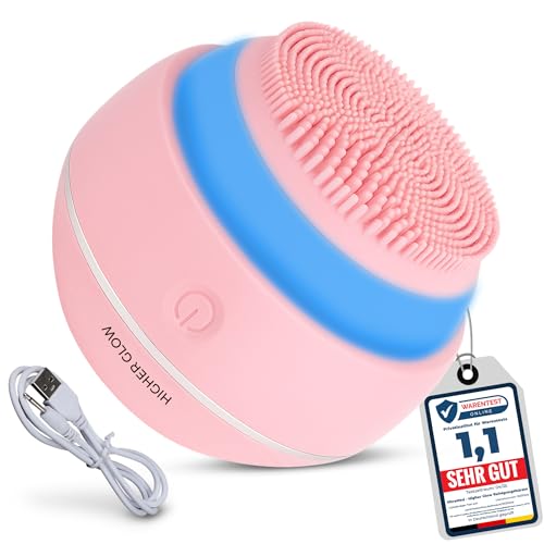 Higher Glow Premium Elektrische Silikon Gesichtsreinigungsb Rste Mit