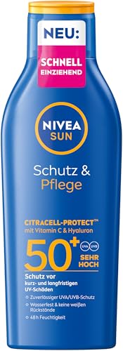 Nivea Sun Schutz Pflege Sonnenlotion Lsf 50 Wasserfester