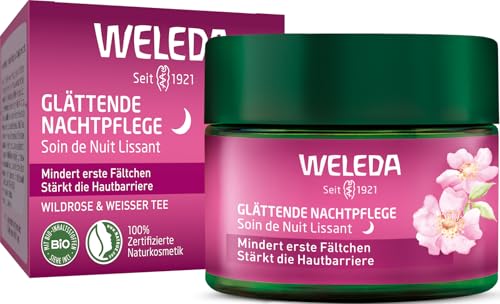 Weleda Bio Gl Ttende Nachtpflege Wildrose Wei Er