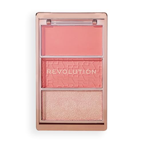 Revolution Blush Icon Palette Authentic Peach Creme Puder