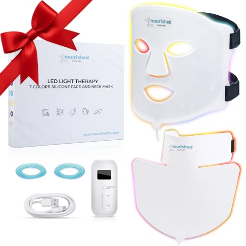 Nourished Bodynskin Led Lichttherapie Gesichts Halsmaske Gesichtspflegeger T