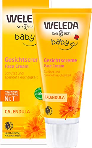 Weleda Bio Baby Calendula Gesichtscreme Naturkosmetik Feuchtigkeitscreme Mit