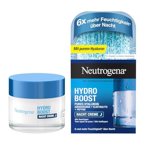 Neutrogena Hydro Boost Nachtcreme Regenerierende Gesichtspflege Mit Purer