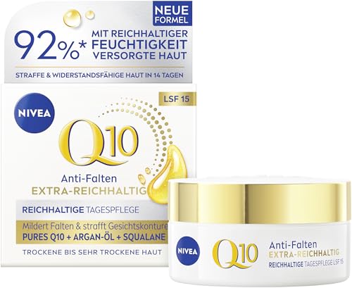 Nivea Q10 Gesichtscreme Mit Lsf 15 Straffende Gesichtspflege