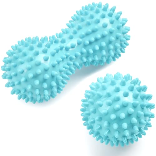 Uraqt 2 Pack Spiky Massageball Set Harter Erdnuss