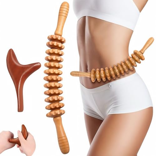 Faszienrolle Holz Trigger Set Faszienstab Holz Massagest Bchen