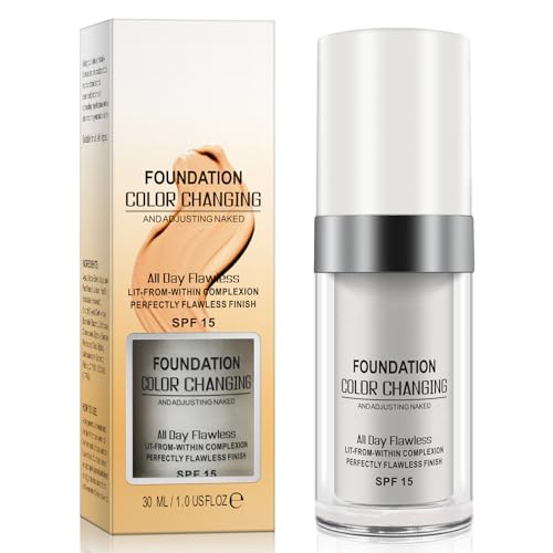 Farbwechselnde Foundation Concealer Abdeckung Makelloses Color Changing Foundation