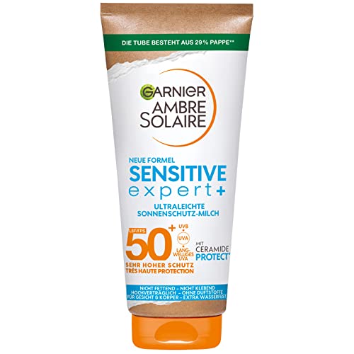 Garnier Sonnenschutzmilch Mit Lsf 50 Sehr Leichte Und