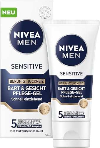 Nivea Men Sensitive Bart Gesicht Pflege Gel Schnell
