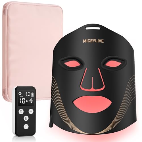 Miceylive Led Maske Gesicht Mit 6 Modi Aufladbar