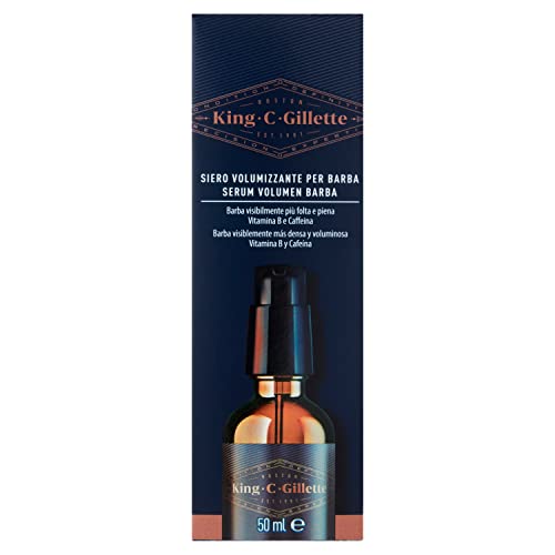 King C Gillette Bartserum Volumen Bartpflege F R