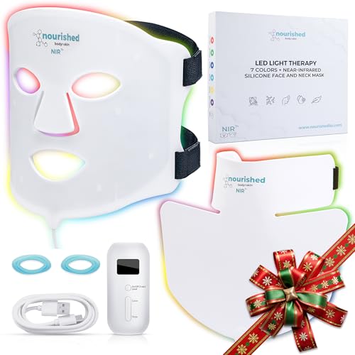 Nourished Bodynskin 7 Farben Led Gesichts Und Nackenmaske