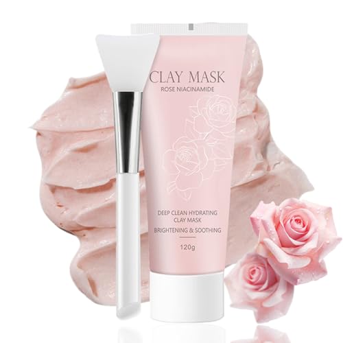 Soleneva Tiefenreinigende Gesichtsmaske Mit Niacinamide Und Rose Clay