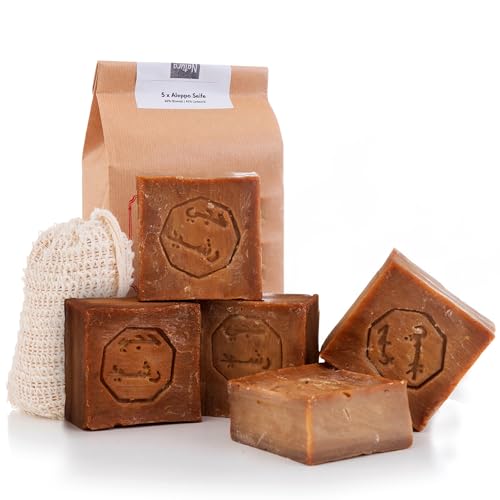 Natura Germania Aleppo Seife 5x 60 Oliven L