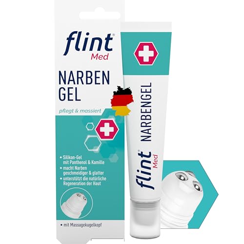 Flint Med Narbengel Narbensalbe Mit Integriertem Narbenroller Macht
