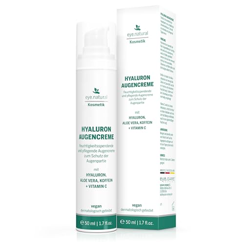 Eye Natural Hyaluron Augencreme 50ml Mit Aloe Vera