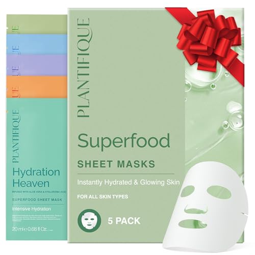 Plantifique Koreanische Gesichtsmaske 5 Pack Mit Superfoods Hyalurons