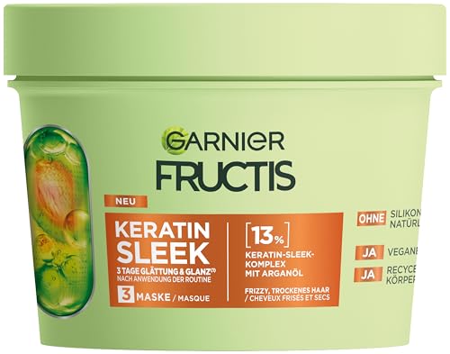 Garnier Fructis Keratin Sleek Maske Mit Argan L