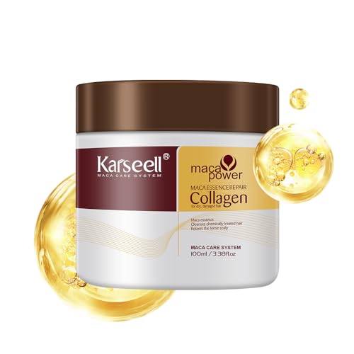 Karseell Kollagen Haarmaske 100ml Argan L Haarpflege Tiefenreparatur