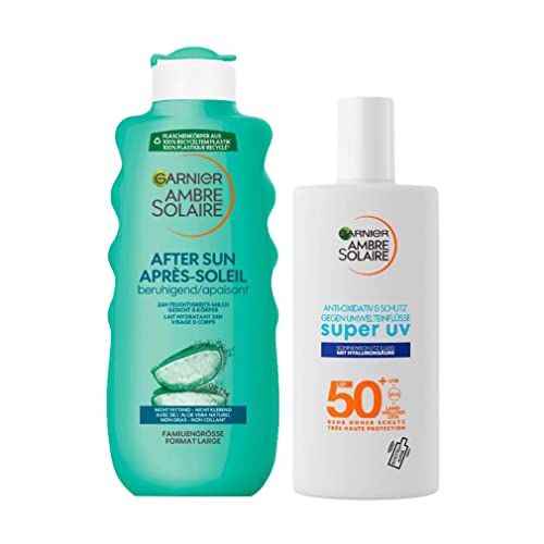 Garnier Sonnenpflege Set Mit Super Uv Sonnenschutzfluid Lsf
