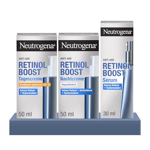 Neutrogena Retinol Boost Anti Ageing Set Tagescreme Spf
