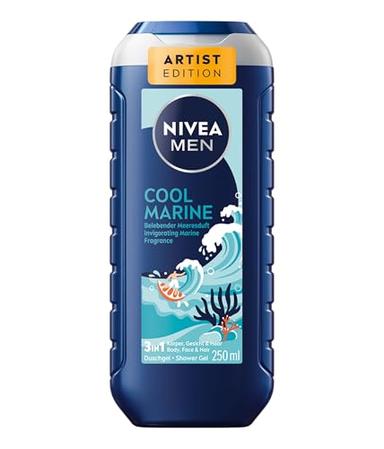 Nivea Men Cool Marine Artist Edition Duschgel Erfrischende