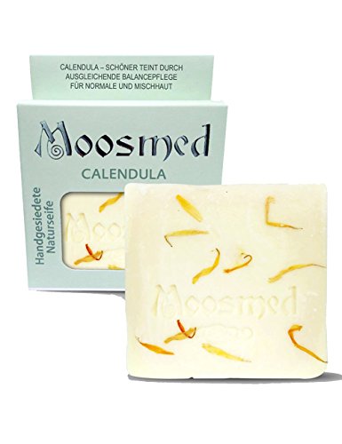 Moosmed Calendula Naturseife Vegane Bio Seife Handgefertigt In