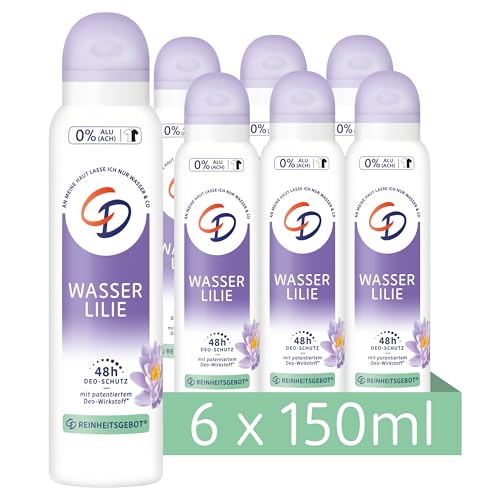 Cd Deo Spray Wasserlilie 6 X 150 Ml
