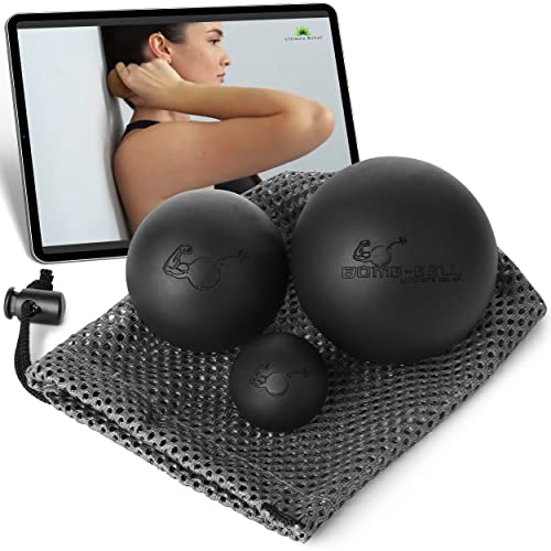 Bomb Ball Black Massage Ball Set Faszien Lacrosse
