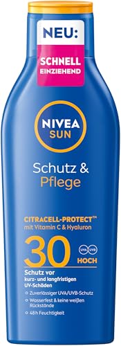 Nivea Sun Schutz Pflege Sonnenlotion Lsf 30 Wasserfester