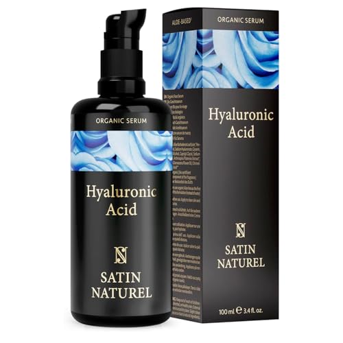 Satin Naturel Hyaluron Serum Hochdosiert 100ml Bio Hyalurons