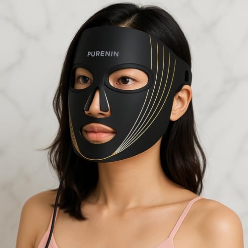 Purenin Led Gesichtsmaske 4 In 1 Lichttherapie Rotlicht