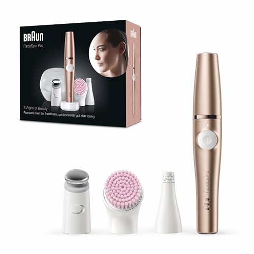 Braun Facespa Pro Beauty Set Gesichtsepilierer Damen Damenbart