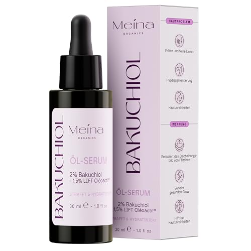 Meina 2 Bakuchiol L Serum Hochdosiert Mit Squalane