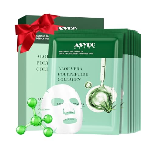 Asybo 10 St Ck Collagen Maske Aloe Vera