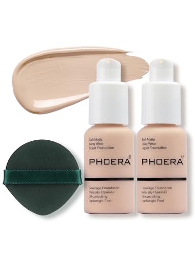 Phoera Foundation Full Coverage Foundation Concealer Foundation Full
