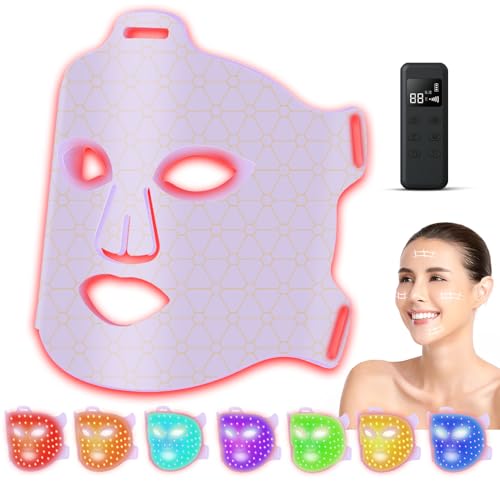 Led Lichttherapie Gesichts 7 Farben Rotlichttherapie Gesicht Mit