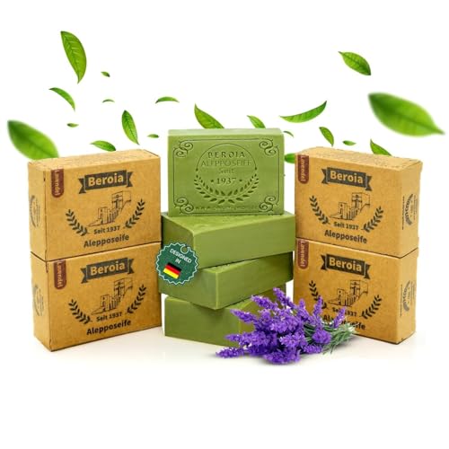 Beroia Originale Aleppo Seife 4x 125g Traditionell Handgemachte