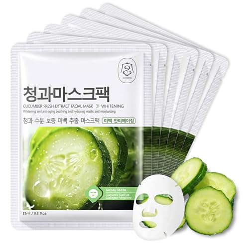 Shefave Sheet Mask Korean Mask Tuchmasken 6 St